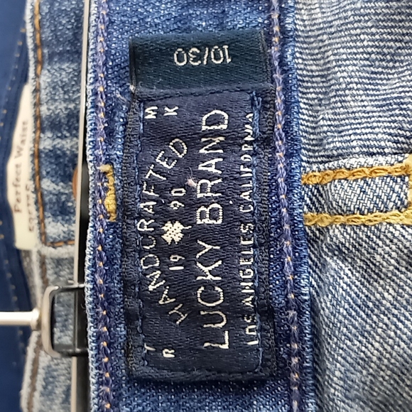 Lucky Brand Sweet Crop Blue Jeans Size 10/30 - Picture 10 of 16